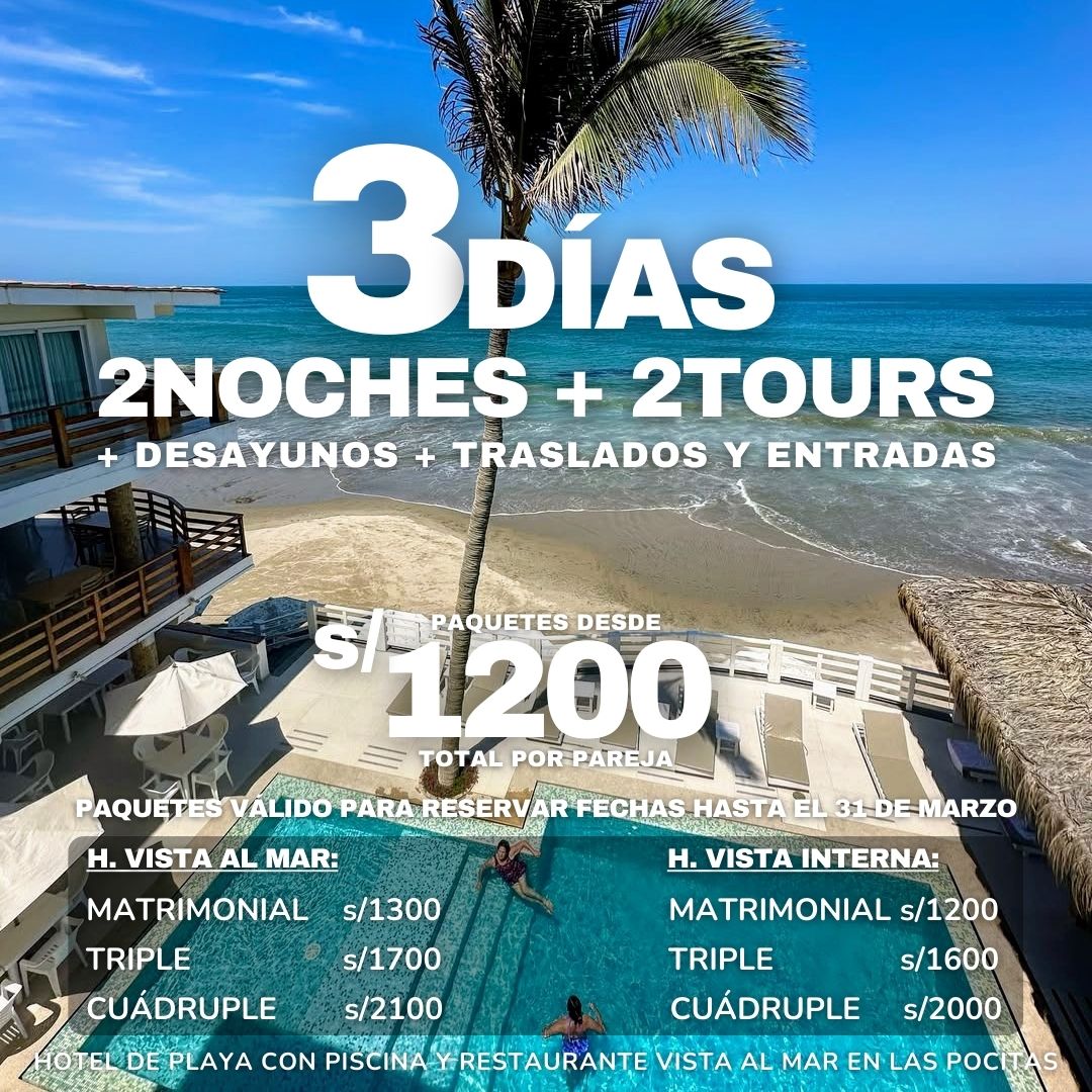 PAQ PLAYA BONITA EN LAS POCITAS ~ Desde