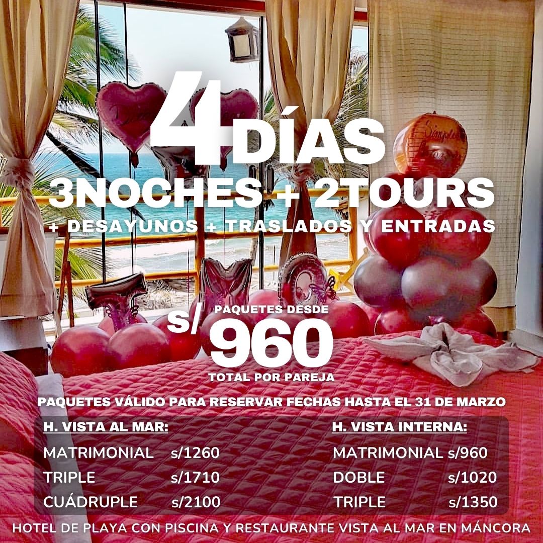 PAQ MÁNCORA BAY ~ Desde