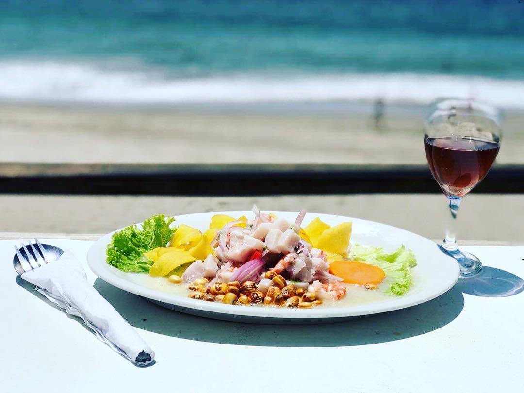 HOTEL PLAYA PALMERAS CON PISCINA Y RESTAURANTE VISTA AL MAR EN VICHAYITO