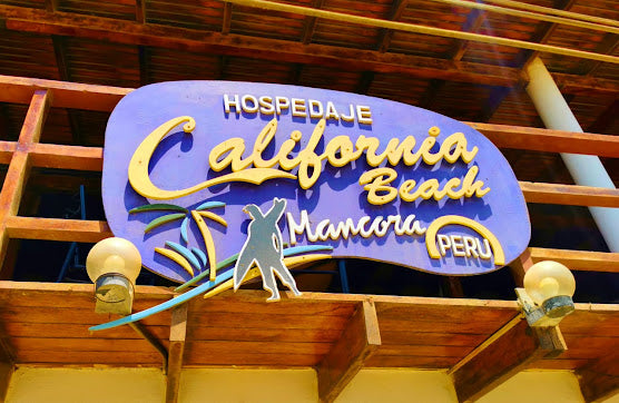 HOSPEDAJE CALIFORNIA BEACH CON PISCINA Y RESTAURANTE VISTA AL MAR EN MÁNCORA