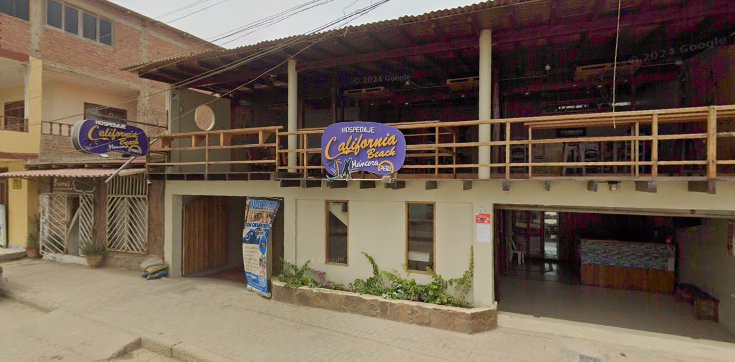 HOSPEDAJE CALIFORNIA BEACH CON PISCINA Y RESTAURANTE VISTA AL MAR EN MÁNCORA