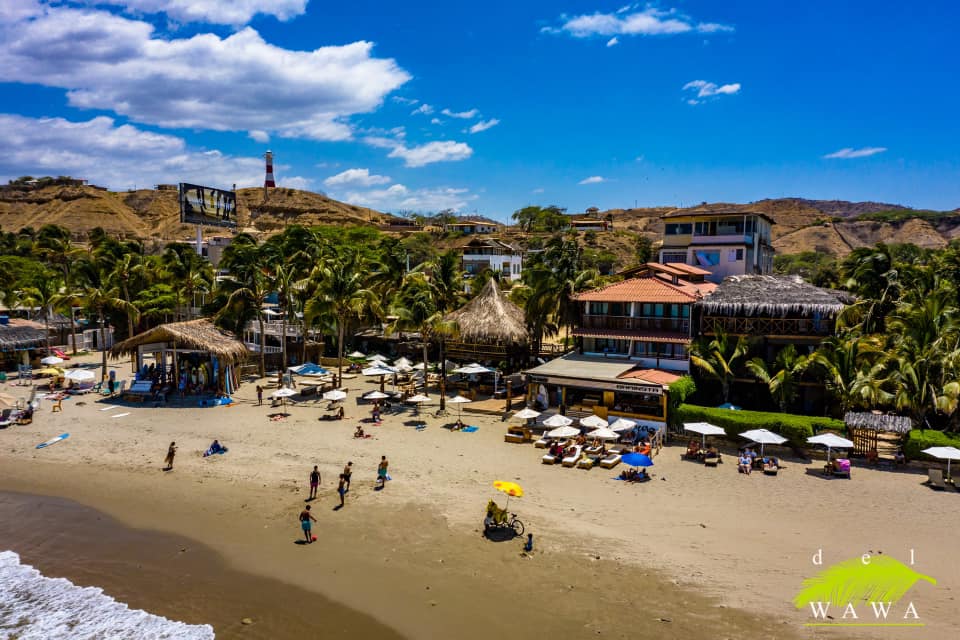 HOTEL DE PLAYA DEL WAWA CON RESTAURANTE VISTA AL MAR EN MANCORA