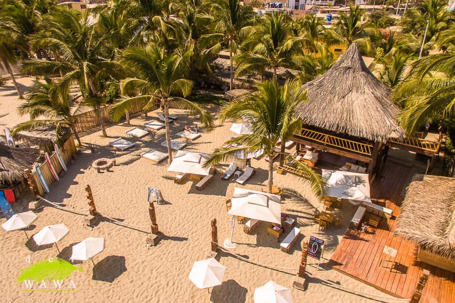 HOTEL DE PLAYA DEL WAWA CON RESTAURANTE VISTA AL MAR EN MANCORA