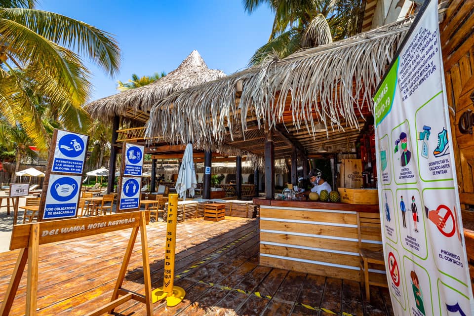 HOTEL DE PLAYA DEL WAWA CON RESTAURANTE VISTA AL MAR EN MANCORA
