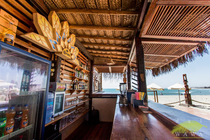 HOTEL DE PLAYA DEL WAWA CON RESTAURANTE VISTA AL MAR EN MANCORA