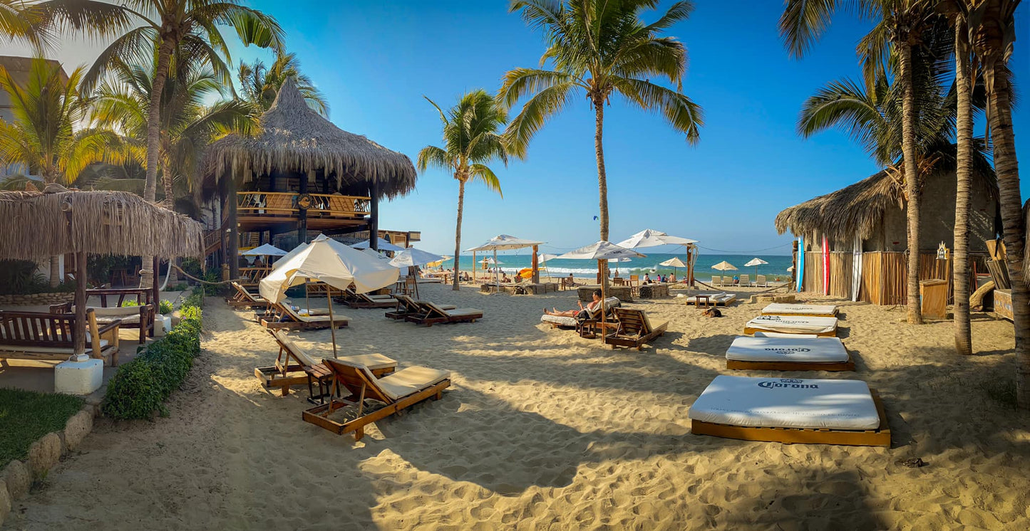 HOTEL DE PLAYA DEL WAWA CON RESTAURANTE VISTA AL MAR EN MANCORA