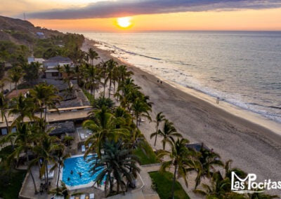HOTEL DE PLAYA LAS POCITAS CON PISCINA Y RESTAURANTE VISTA AL MAR