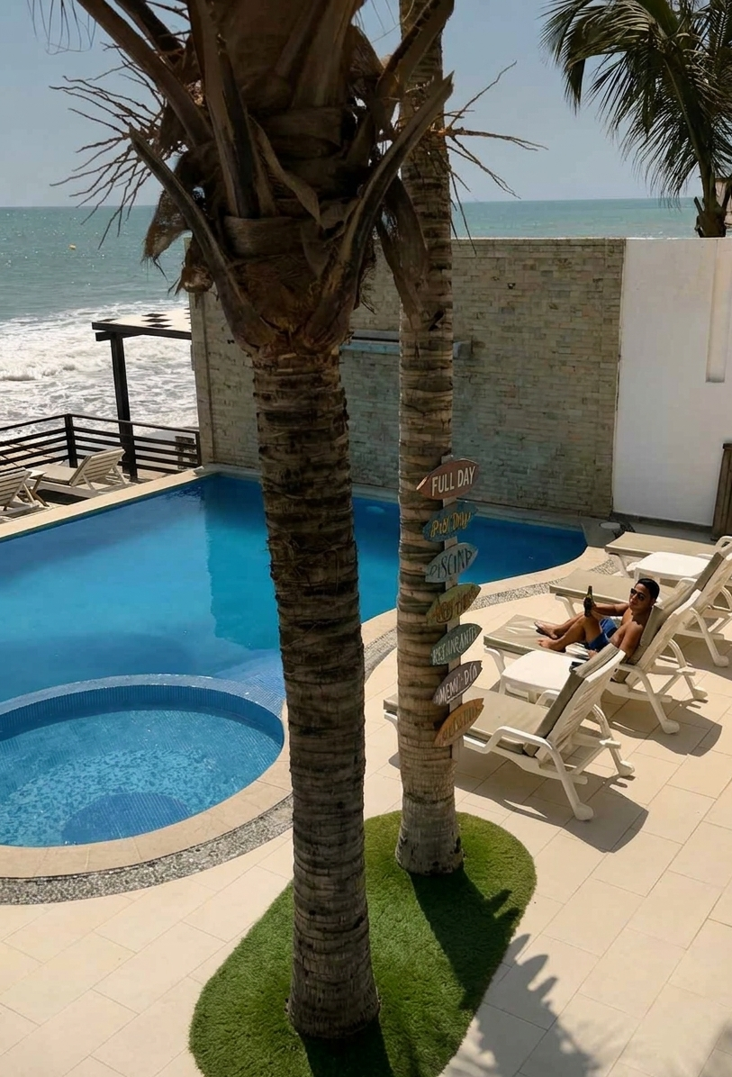 HOTEL PORTO DI SOL CON PISCINA Y RESTAURANTE VISTA AL MAR EN LAS POCITAS
