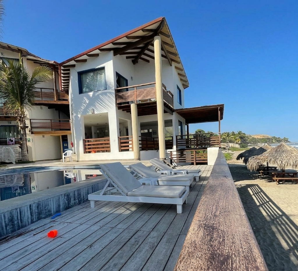 HOTEL PORTO DI SOL CON PISCINA Y RESTAURANTE VISTA AL MAR EN LAS POCITAS