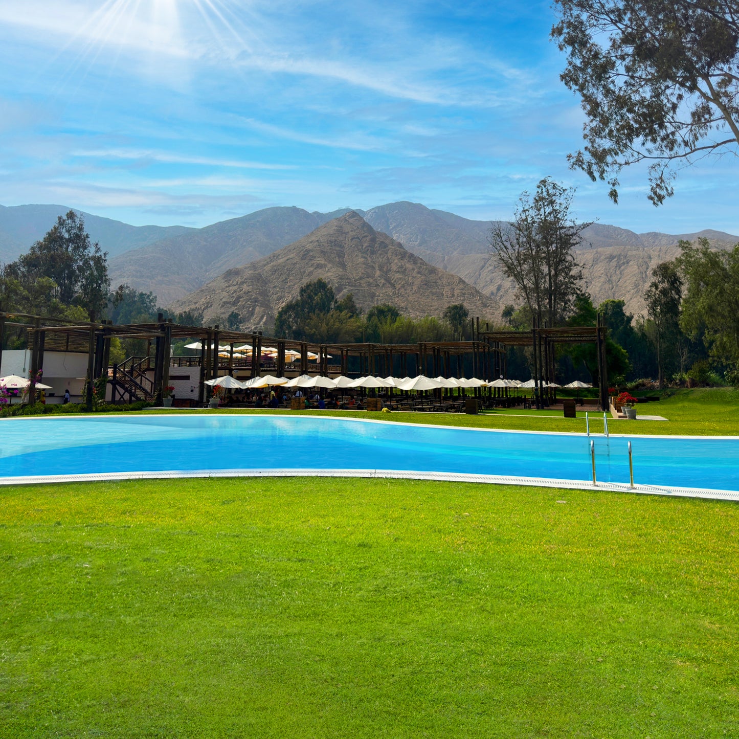 CIENEGUILLA RUSTIC RESORT HOTEL WITH POOL AND RESTAURANT