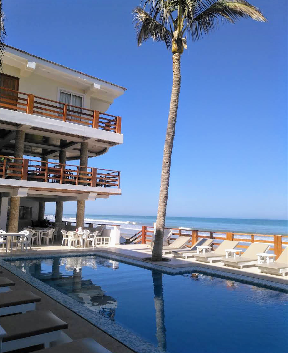 HOTEL PLAYA BONITA CON PISCINA Y RESTAURANTE VISTA AL MAR EN LAS POCITAS