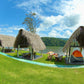 HOTEL RESORT RUSTICA SAUCE LAGUNA AZUL CON PISCINA Y RESTAURANTE