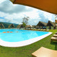 HOTEL RESORT RUSTICA SAUCE LAGUNA AZUL CON PISCINA Y RESTAURANTE