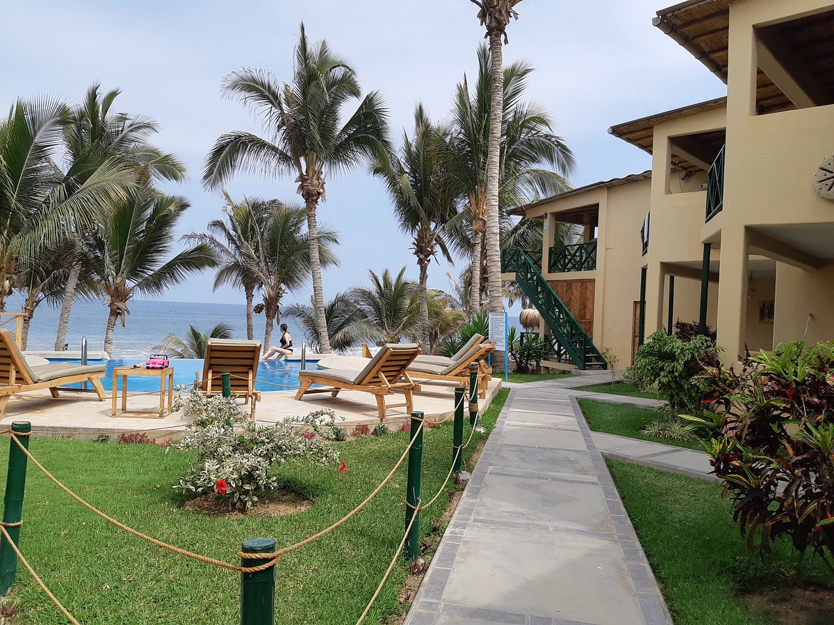 HOTEL DE PLAYA MANCORA BEACH BUNGALOWS CON PISCINA Y SALIDA DIRECTA AL MAR